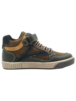 Leder-Sneakers in Gelb/ Schwarz><noscript><img width=