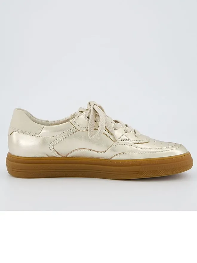 Paul Green Sneakers^Leder-Sneakers in Gold