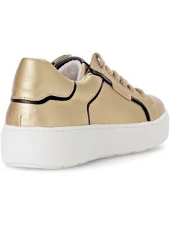 Gabor Sneakers^Leder-Sneakers in Gold/ Schwarz