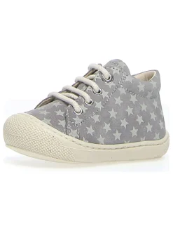 Leder-Sneakers in Grau><noscript><img width=