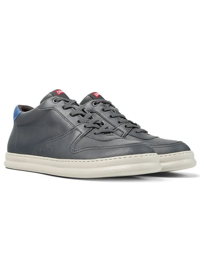 Leder-Sneakers in Grau>Camper Discount