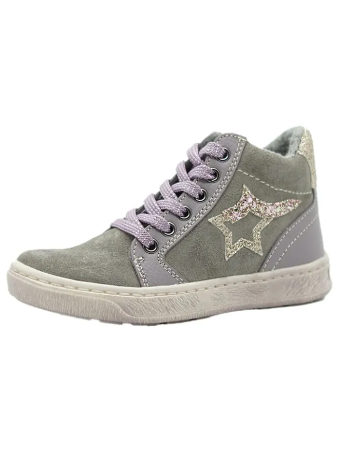 lamino Sneakers·Sneakers High^Leder-Sneakers in Grau