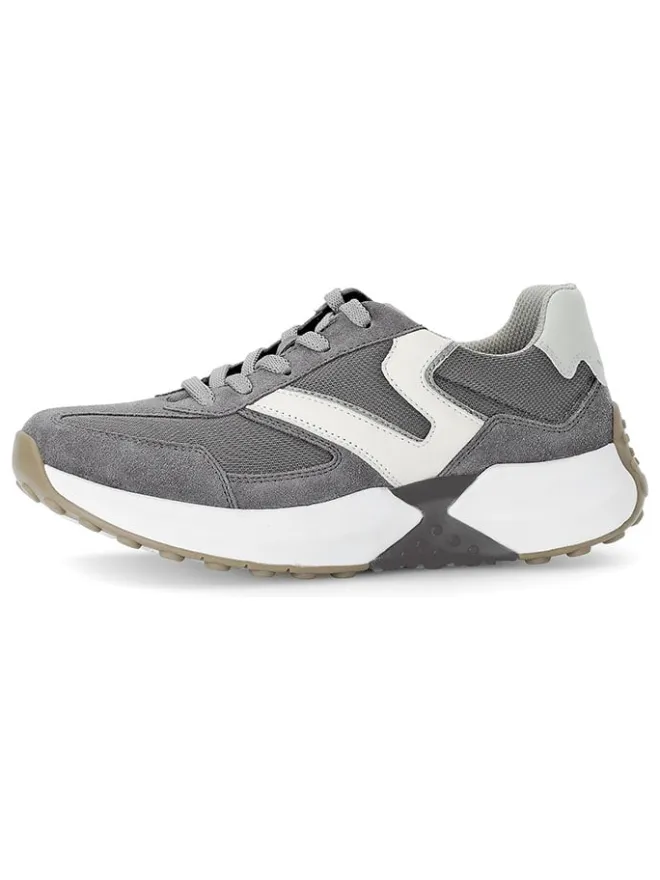 Leder-Sneakers in Grau>Gabor Sale