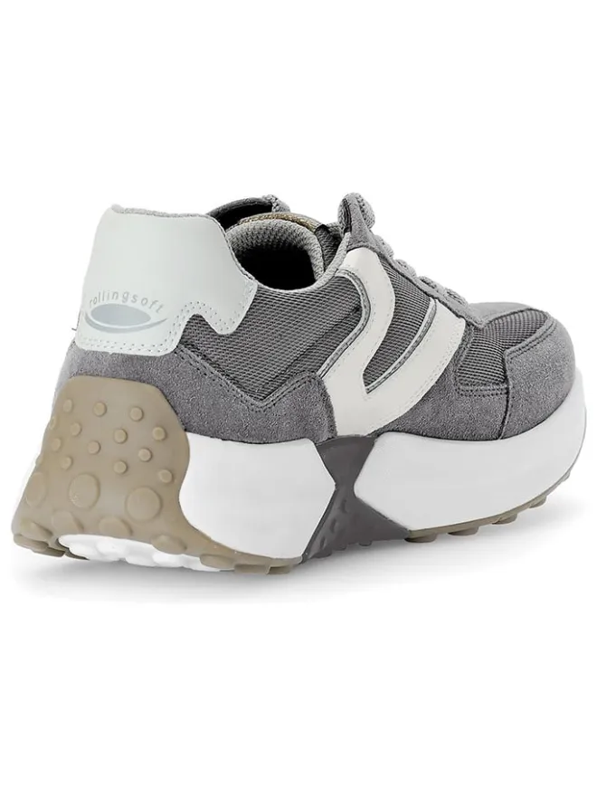 Leder-Sneakers in Grau>Gabor Sale