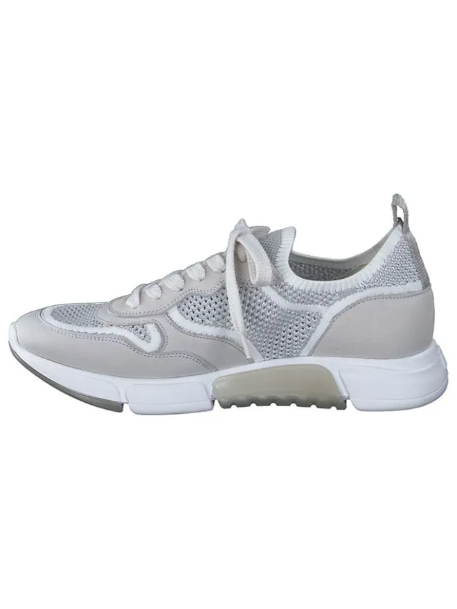 Paul Green Sneakers^Leder-Sneakers in Grau