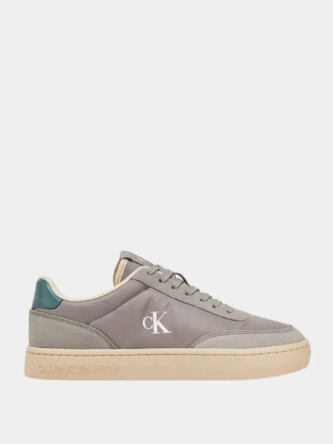 Calvin Klein Sneakers^Leder-Sneakers in Grau/ Beige