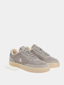 Calvin Klein Sneakers^Leder-Sneakers in Grau/ Beige