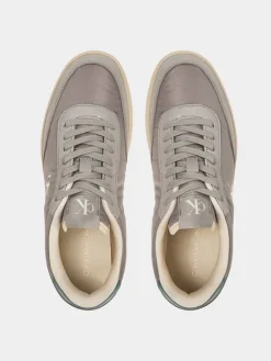Calvin Klein Sneakers^Leder-Sneakers in Grau/ Beige