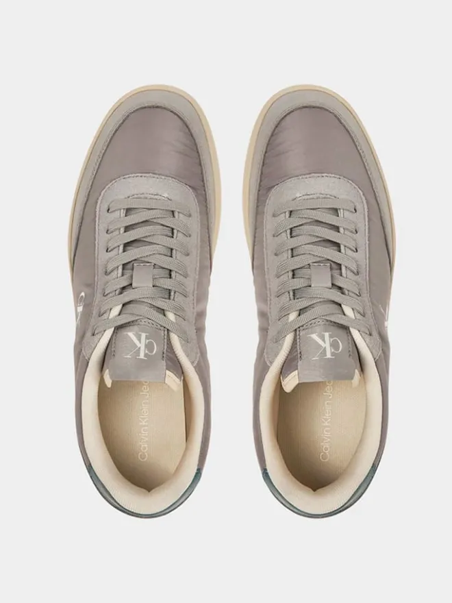 Calvin Klein Sneakers^Leder-Sneakers in Grau/ Beige