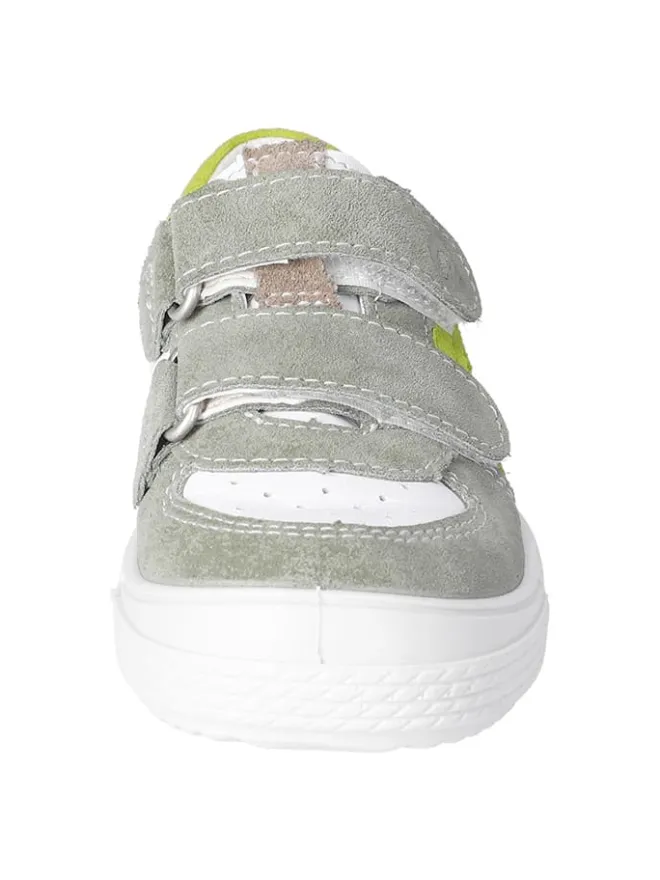 Ricosta Sneakers·Sneakers Low^Leder-Sneakers in Grau/ Gelb