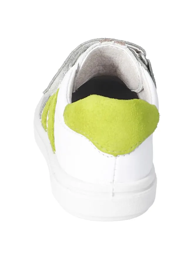 Ricosta Sneakers·Sneakers Low^Leder-Sneakers in Grau/ Gelb
