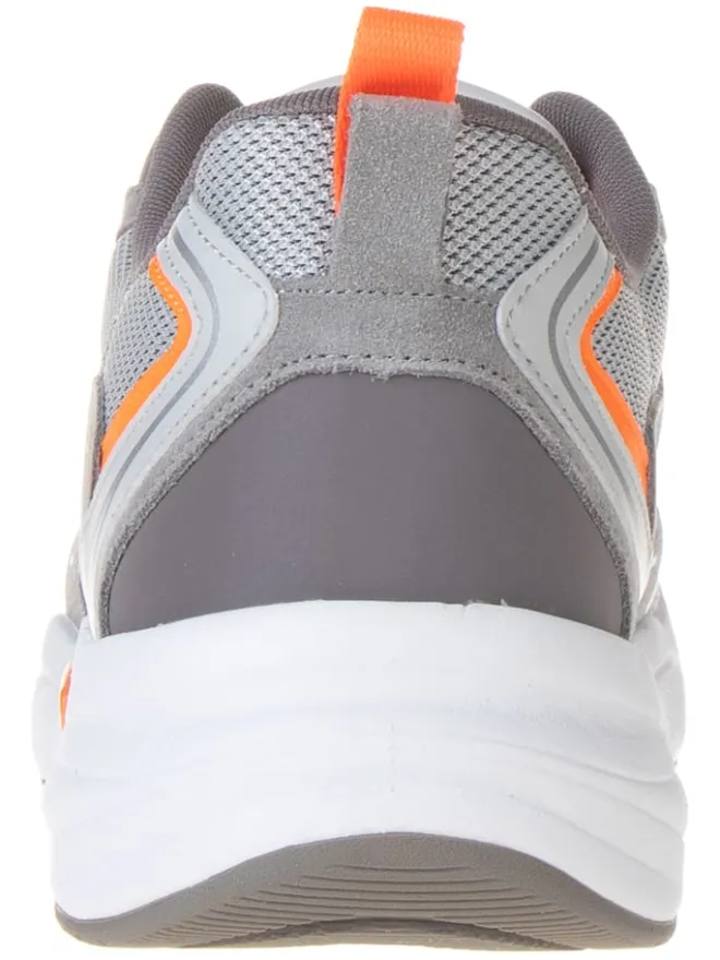 Calvin Klein Sneakers^Leder-Sneakers in Grau/ Orange