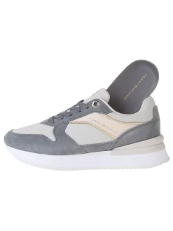 Tommy Hilfiger Shoes Sneakers^Leder-Sneakers in Grau/ Rosa
