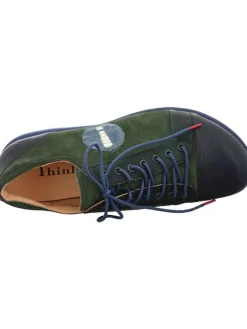 Think! Schnürschuhe^Leder-Sneakers in Grün
