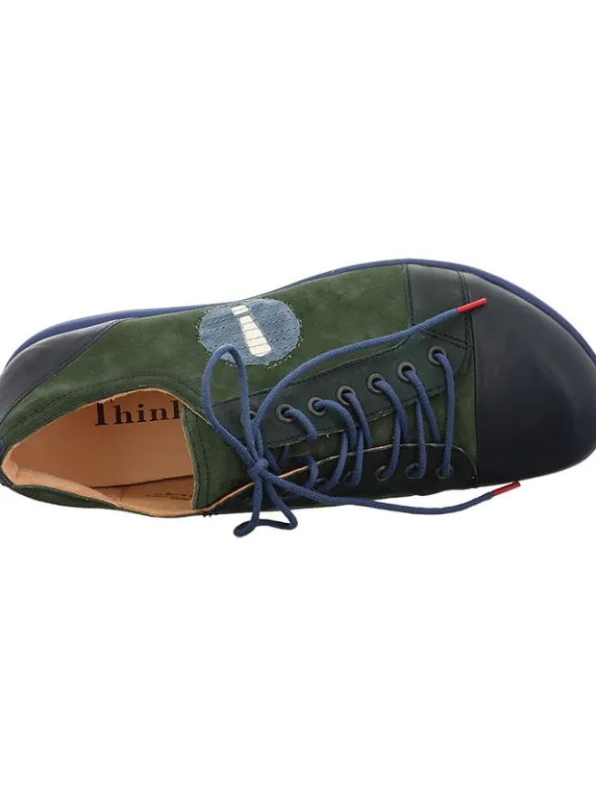 Think! Schnürschuhe^Leder-Sneakers in Grün
