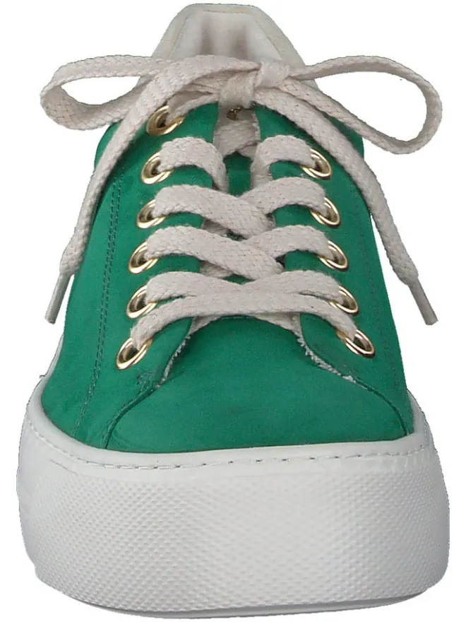 Leder-Sneakers in Grün>Paul Green Hot