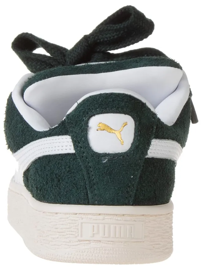 Leder-Sneakers in Grün/ Weiß>Puma Clearance