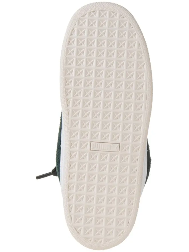 Leder-Sneakers in Grün/ Weiß>Puma Clearance