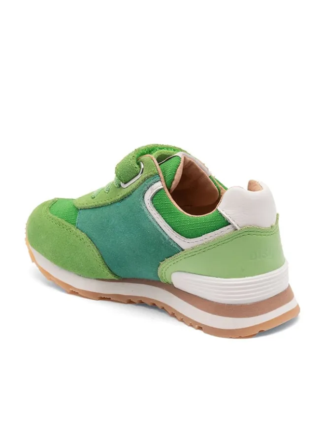 bisgaard Sneakers·Sneakers Low^Leder-Sneakers in Grün/ Weiß