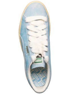 Leder-Sneakers in Hellblau><noscript><img width=