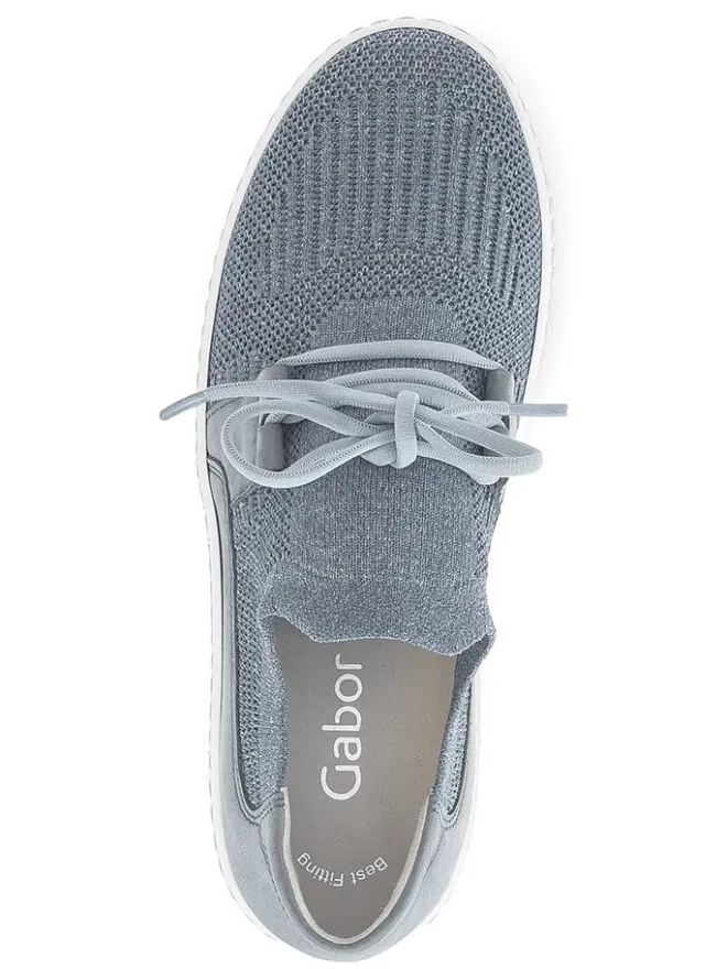 Gabor Sneakers^Leder-Sneakers in Hellblau