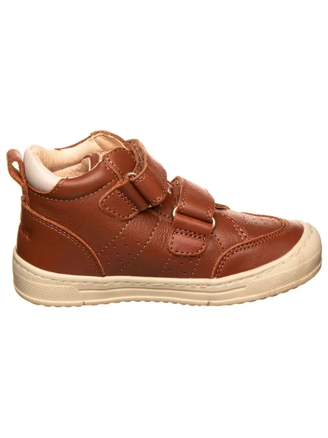 Leder-Sneakers in Hellbraun>bisgaard New
