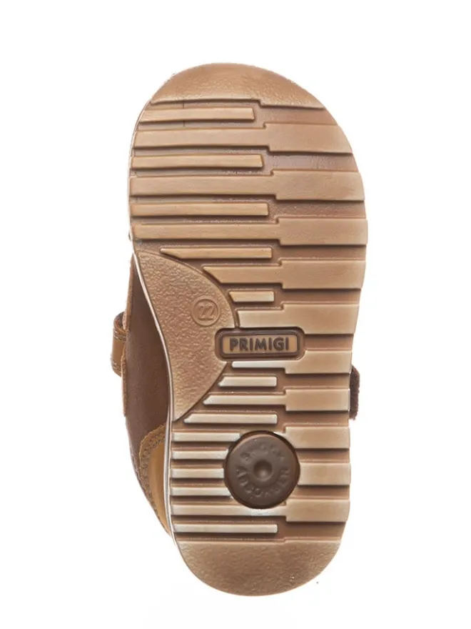 Leder-Sneakers in Hellbraun>Primigi Outlet
