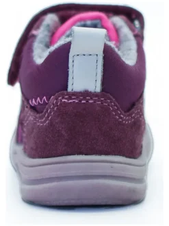 Leder-Sneakers in Lila><noscript><img width=