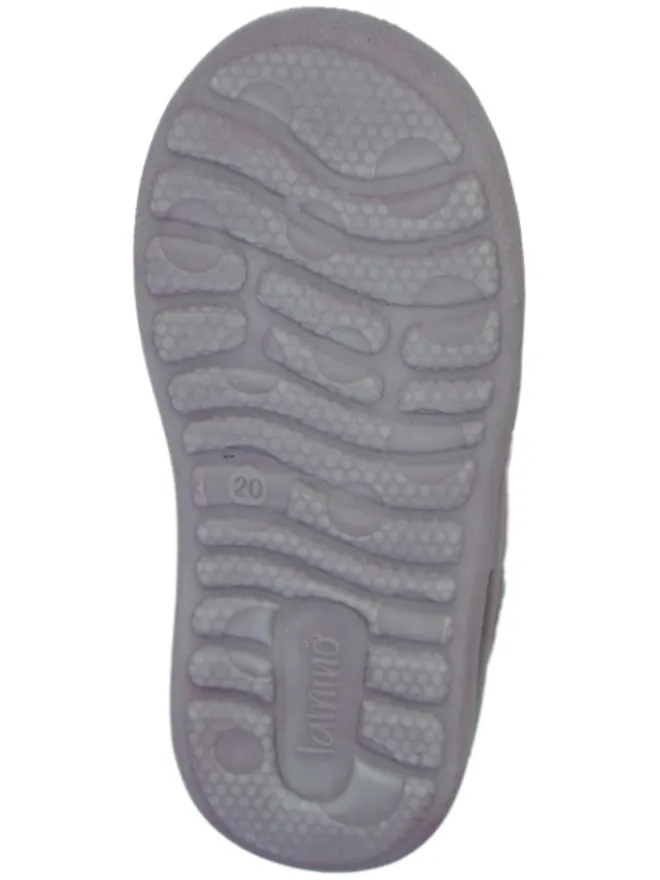 Leder-Sneakers in Lila>lamino Outlet
