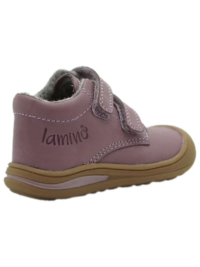 Leder-Sneakers in Lila>lamino Outlet