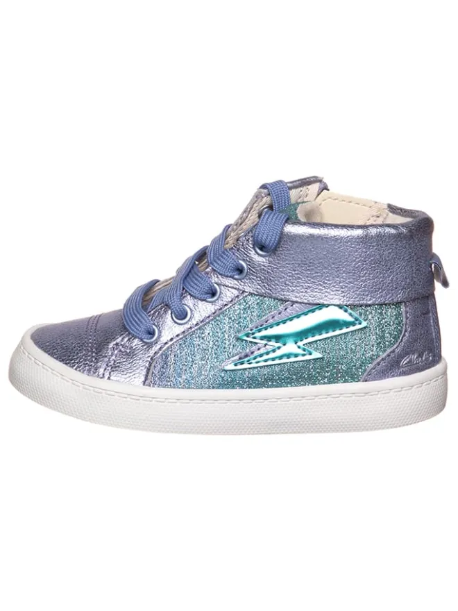 Clarks Sneakers^Leder-Sneakers in Lila