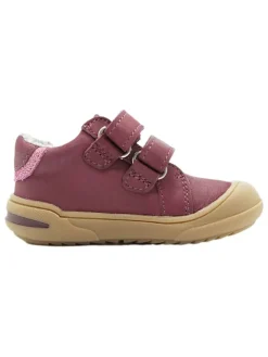 Leder-Sneakers in Lila><noscript><img width=