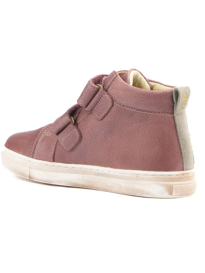 Leder-Sneakers in Rosa>Rap Clearance