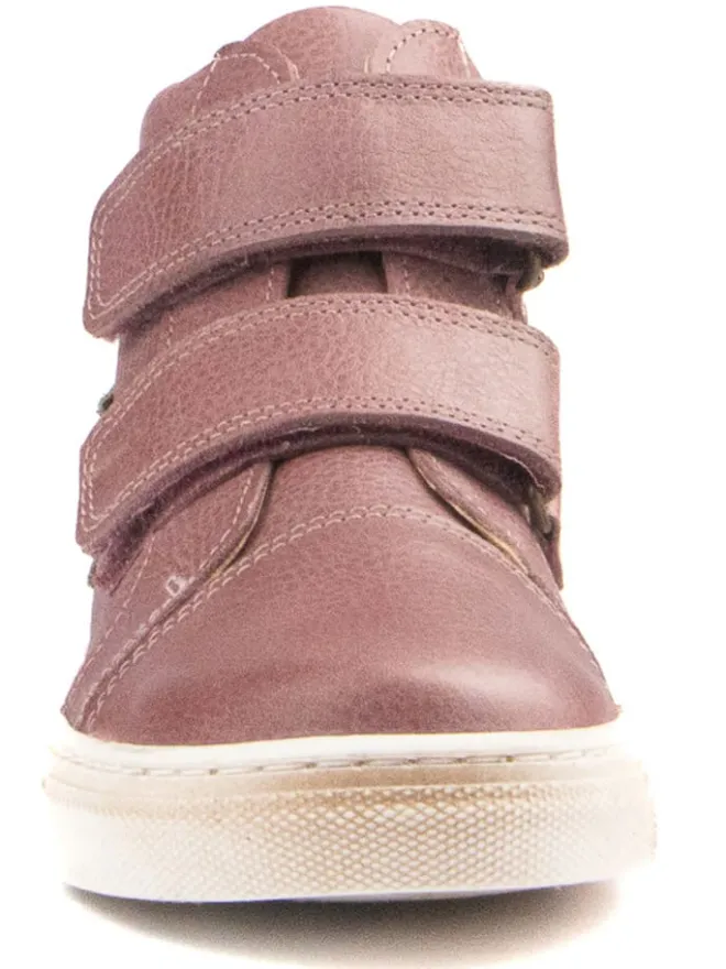 Leder-Sneakers in Rosa>Rap Clearance