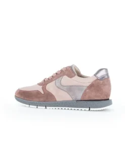 Gabor Schnürschuhe^Leder-Sneakers in Rosa