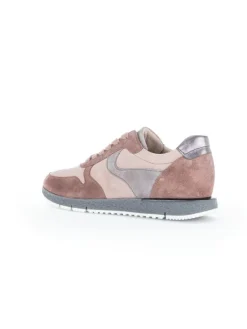 Gabor Schnürschuhe^Leder-Sneakers in Rosa