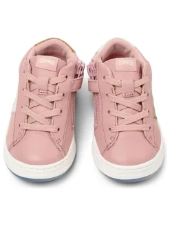 Leder-Sneakers in Rosa/ Weiß><noscript><img width=