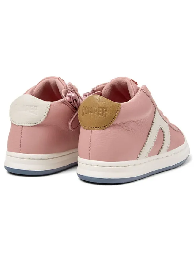 Leder-Sneakers in Rosa/ Weiß>Camper Hot