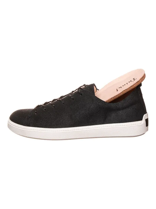 Leder-Sneakers in Schwarz>Think! Hot
