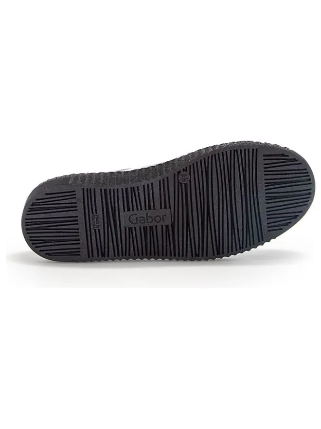 Leder-Sneakers in Schwarz>Gabor Discount