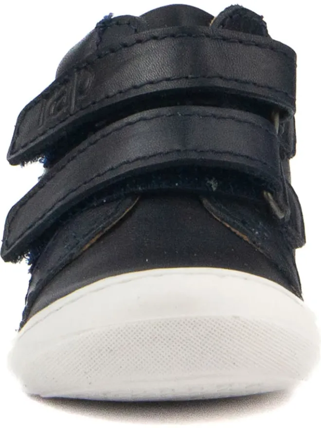 Leder-Sneakers in Schwarz>Rap New