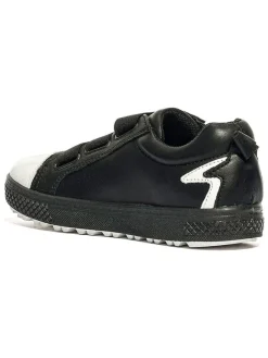 Leder-Sneakers in Schwarz><noscript><img width=