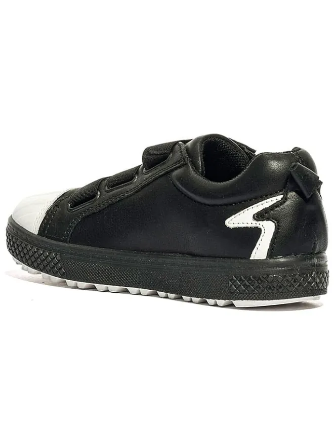Leder-Sneakers in Schwarz>Primigi Clearance