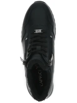 Caprice Sneakers^Leder-Sneakers in Schwarz