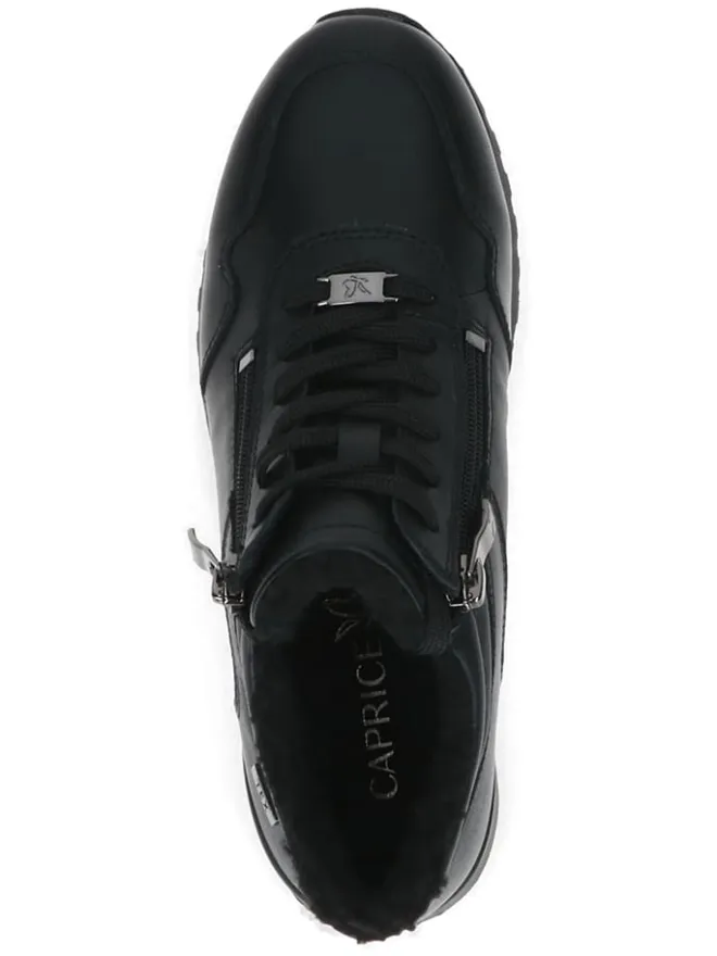 Caprice Sneakers^Leder-Sneakers in Schwarz