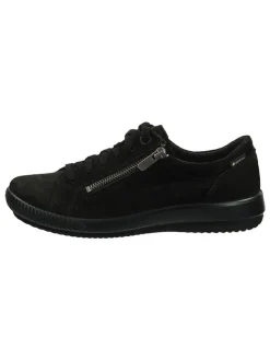 Legero Schnürschuhe^Leder-Sneakers in Schwarz