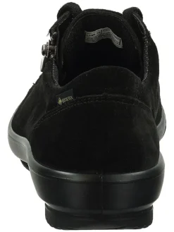 Legero Schnürschuhe^Leder-Sneakers in Schwarz