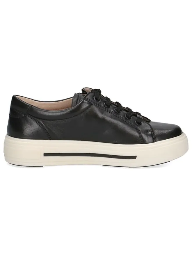 Leder-Sneakers in Schwarz>Caprice Online
