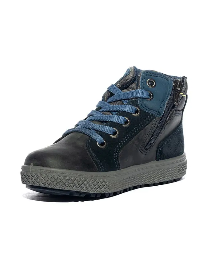 Leder-Sneakers in Schwarz>Primigi Clearance