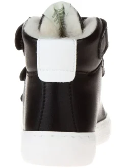 Leder-Sneakers in Schwarz><noscript><img width=